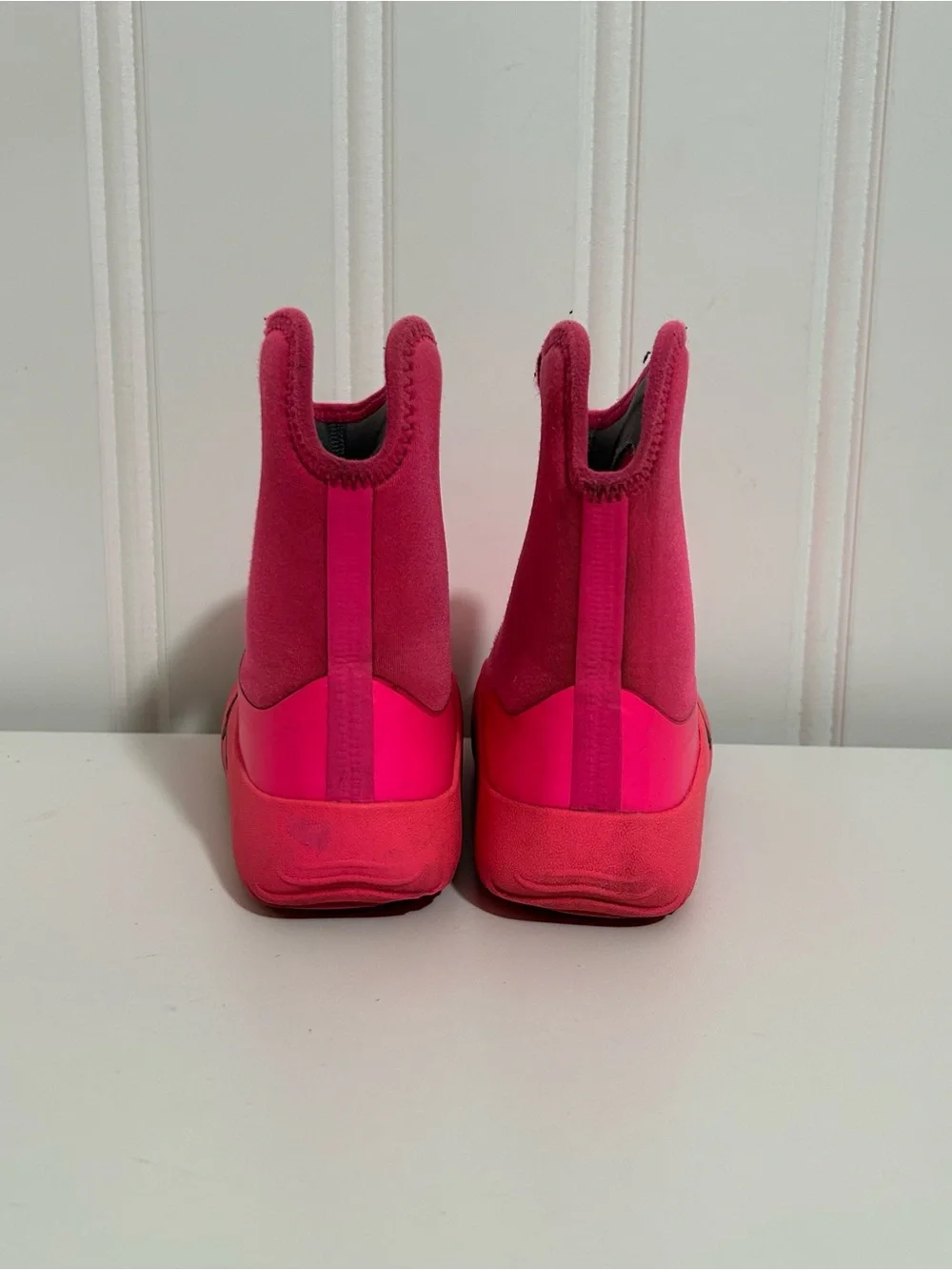 Jordan lil drip pink neoprene rubber boots